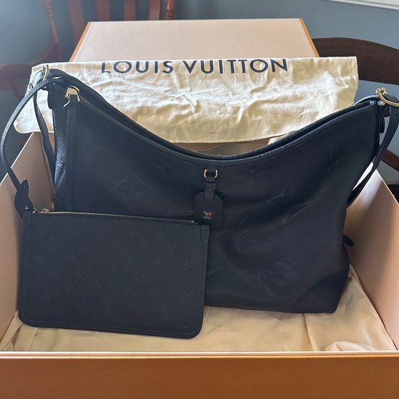 Louis Vuitton CarryAll MM Navy Blue - Picture 8 of 9